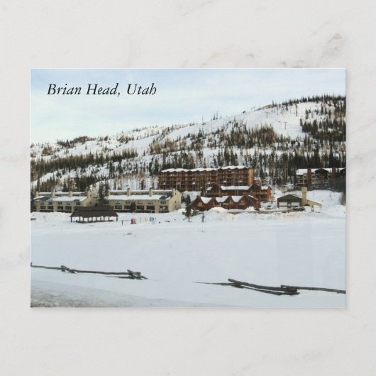 Brian Head, Utah Briefkaart (Voorkant)