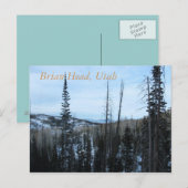 Brian Head, Utah Briefkaart (Voorkant / Achterkant)