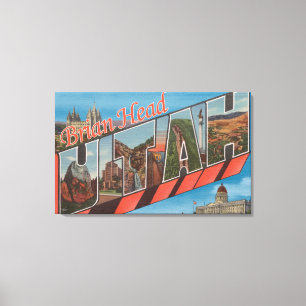 Brian Head, Utah - Grote letterscènes Canvas Afdruk