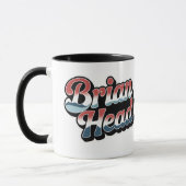 Brian Head Utah Retro Ski Resort Mug Mok (Links)