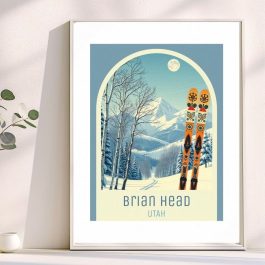 Brian Head Utah skigebied Poster