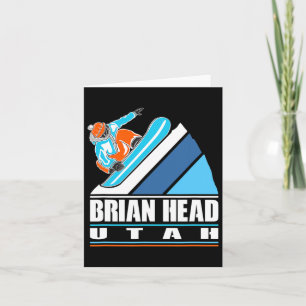 Brian Head Utah - snowboarder Kaart