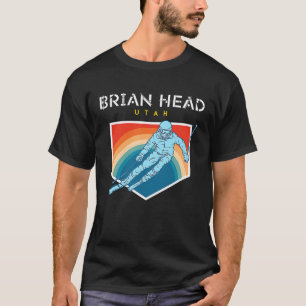 Brian Head Utah USA Ski Resort BACK PRINT 5 T-shirt