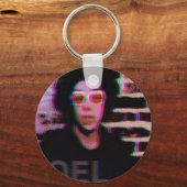Brian Jonestown Massacre Key Ring - Joel Gion Sleutelhanger (Voorkant)