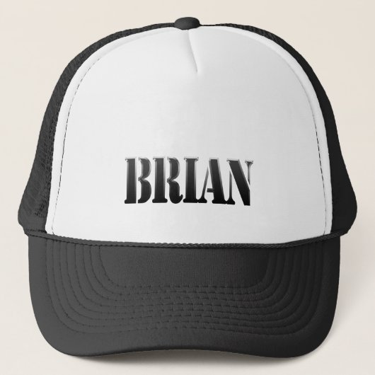 BRIAN Naam Merk Gepersonaliseerde Gift Pet (Voorkant)