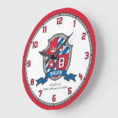 Brian name: heraldry shield letter B vogel Grote Klok (Hoek)