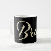 Brian Name whitegold Tasse Teetasse Kaffeetasse Koffiemok (Voorkant links)