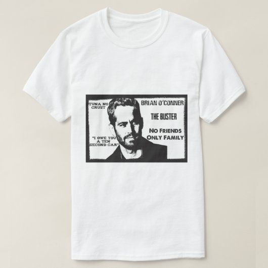 Brian O'Conner shirt (Design voorkant)