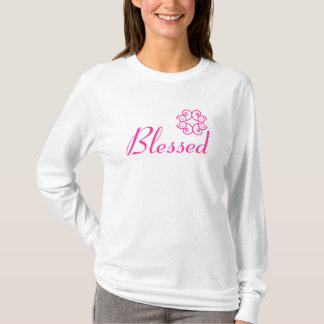 Brian Paul Blessed Vrouw White Hoodie T-shirt