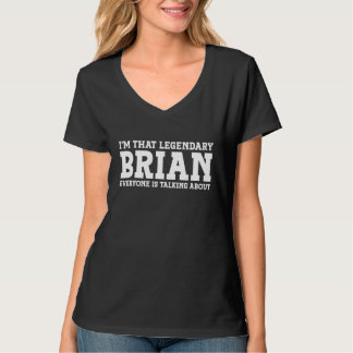 Brian Persoonlijke naam Funny Brian T-shirt