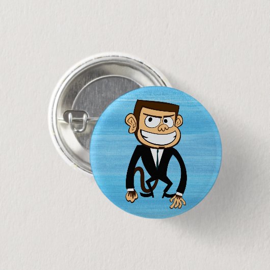 BRIAN RONDE BUTTON 3,2 CM (Voorkant /achterkant)