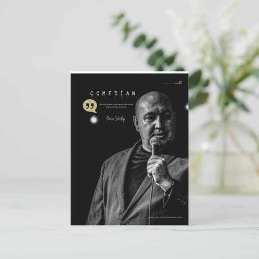 Brian T Shirley Briefkaart (Staand voorkant)