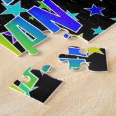 "BRIAN" voornaam, geun "HAPPY BIRTHDAY" Legpuzzel (Zijkant)