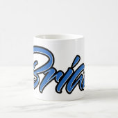 Brian Vorname Name blue Tasse Kaffeetasse Koffiemok (Center)