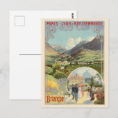 Briancon France Vintage Poster 1901 Briefkaart (Voorkant / Achterkant)