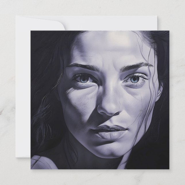 "Brianna Blue" Vrouwen in houtskool (Voorkant)