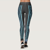 "Brianna Blue" Vrouwen in houtskool Leggings (Achterkant)
