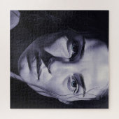 "Brianna Blue" Vrouwen in houtskool Legpuzzel (Horizontaal)