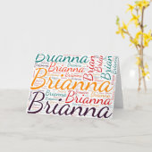 Brianna Kaart (Gele Bloem)