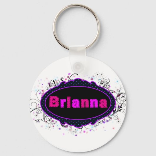 Brianna Name plate Sleutelhanger (Voorkant)