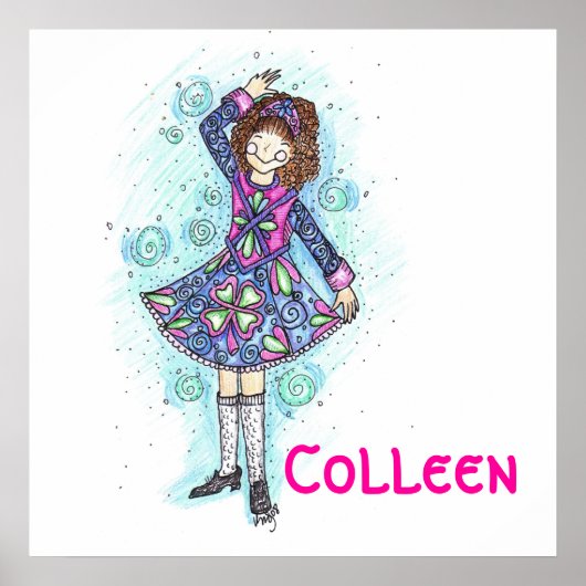 Brianne Irish Dancer Poster! Poster (Voorkant)