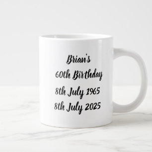 Brian's 60ste verjaardag Mok