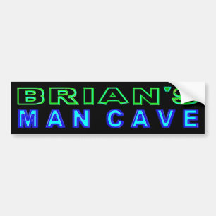 Brian's Man Cave Bumpersticker
