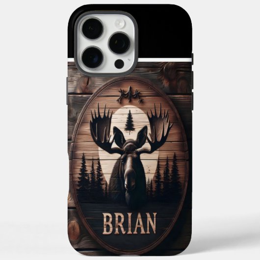 Brian's Moose Wood teken Case-Mate iPhone Case (Achterkant)