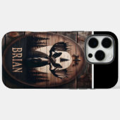 Brian's Moose Wood teken Case-Mate iPhone Case (Achterkant (horizontaal))