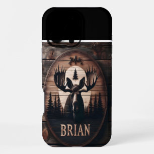 Brian's Moose Wood teken iPhone 16 Pro Max Hoesje