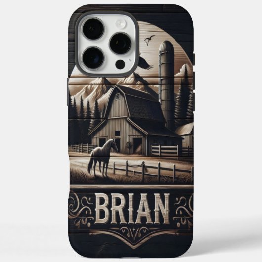 Brian's Mountain Boerderij Case-Mate iPhone Case (Achterkant)