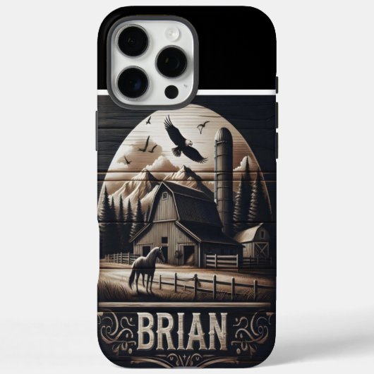 Brian's Mountain Boerderij Case-Mate iPhone Case (Achterkant)