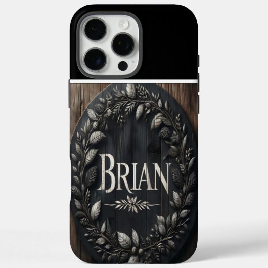 Brian's rustieke boerderij teken Case-Mate iPhone case (Achterkant)