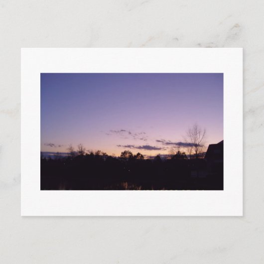 Briar Creek Sunset Raleigh North Carolina Briefkaart (Voorkant)