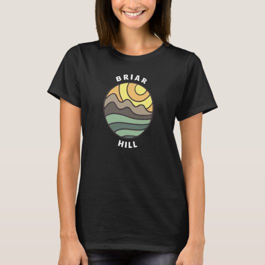 Briar Hill Michigan Mountains MI Vacation Souvenir T-shirt (Voorkant)