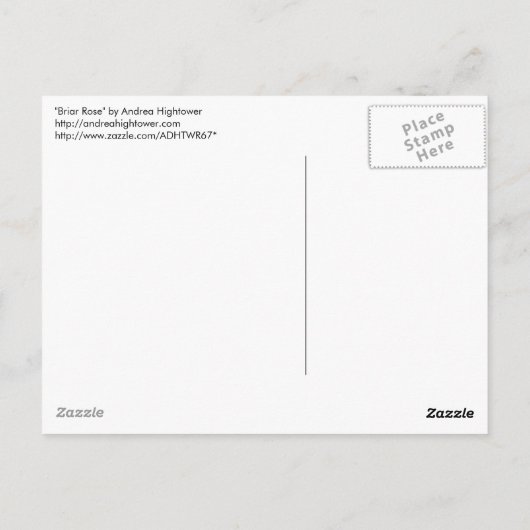 Briar Roos Briefkaart (Achterkant)