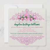 Briar Roos Doornroosje Sprookjesachtig Vrijgezelle Kaart (Achterkant)