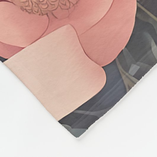 Briar Roos Fleece Deken (Hoek)