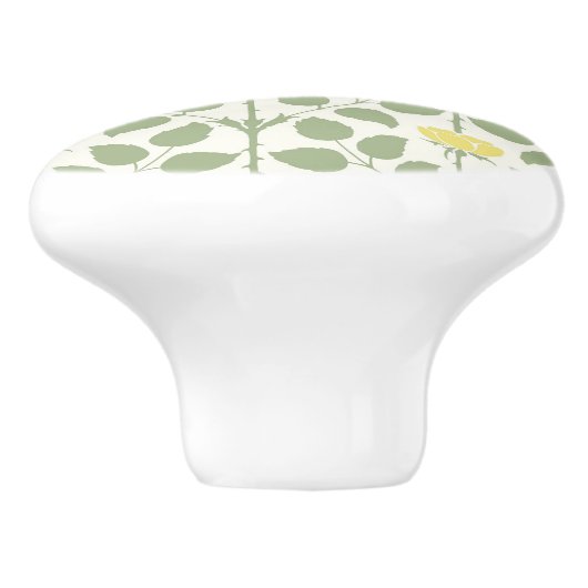 Briar Roos keramische knop (Zijkant)