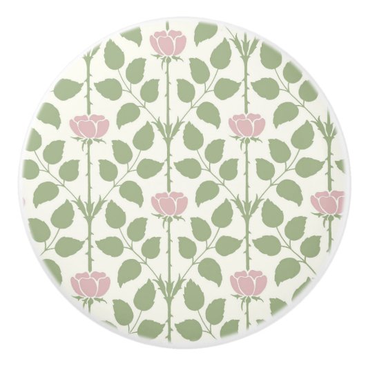 Briar Roos keramische knop (Voorkant)