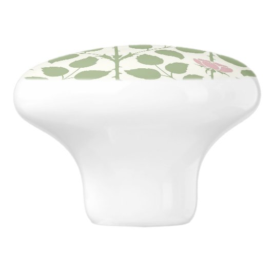 Briar Roos keramische knop (Zijkant)