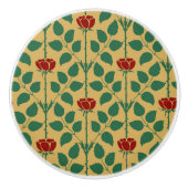 Briar Roos keramische knop (Voorkant)