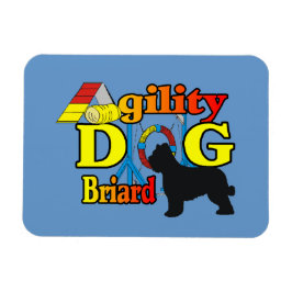 Briard Agility Magneet