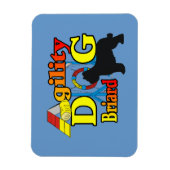 Briard Agility Magneet (Verticaal)