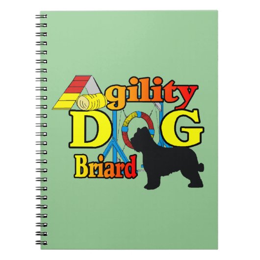 Briard Agility Notitieboek (Voorkant)