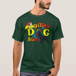 Briard Agility Shirten Gifts T-shirt