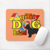 Briard Agility-shirts Geschenken Muismat (Met muis)