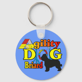 Briard Agility-shirts Geschenken Sleutelhanger
