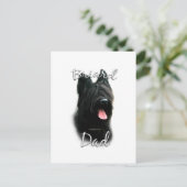 Briard Dad 2 Briefkaart (Staand voorkant)