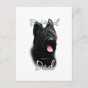 Briard Dad 2 Briefkaart